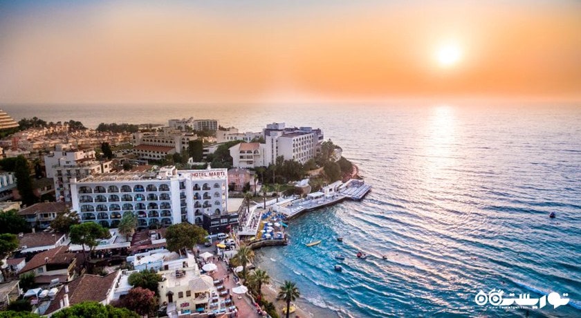 غروب زیبای هتل مارتی بیچ